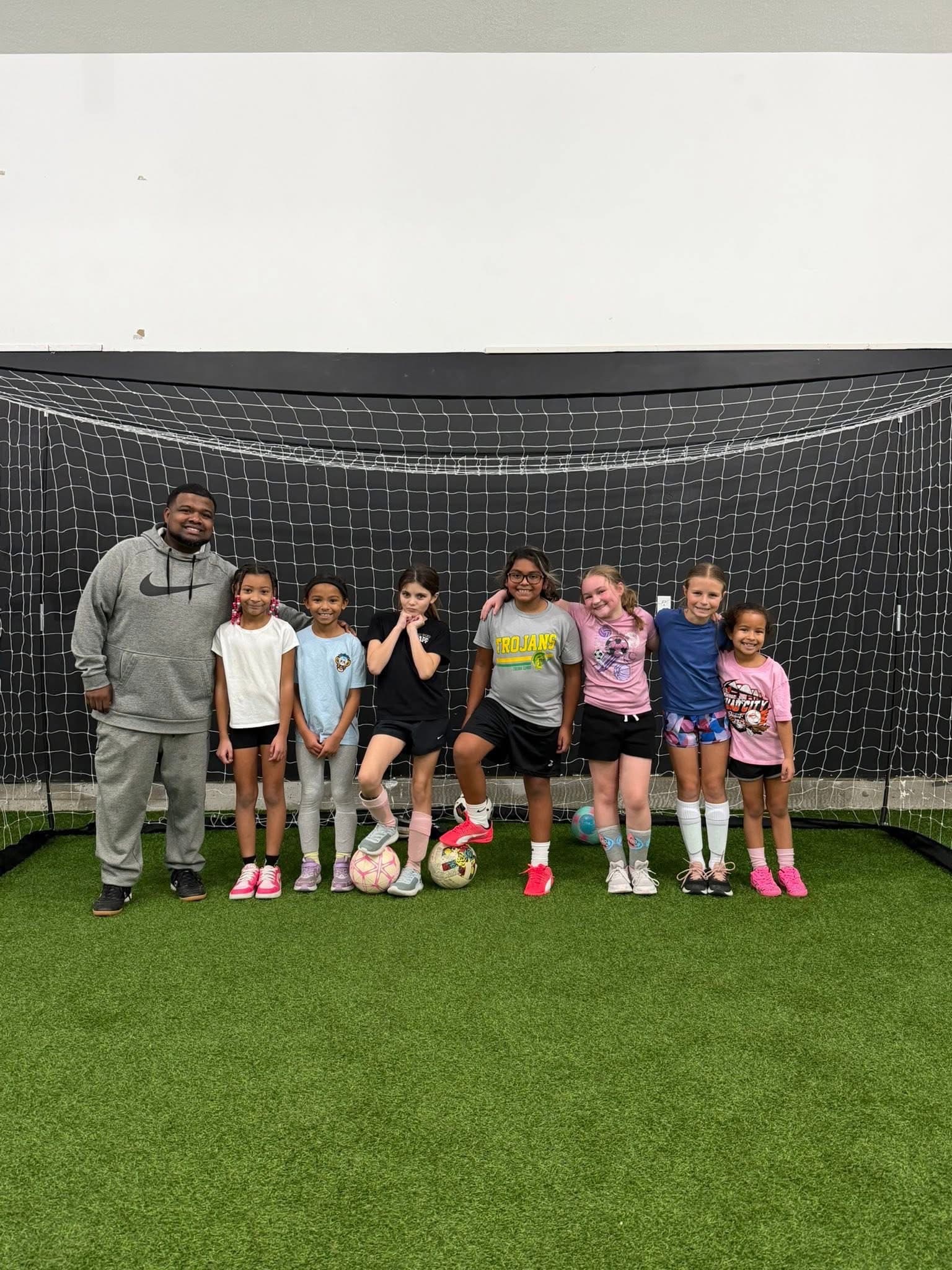 Youth girls group training